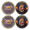Factory Customized 3D Enamel Spain Spanish Bullfighting Flag Map Commemorative Challenge Coin Custom Challenge Coins Spain