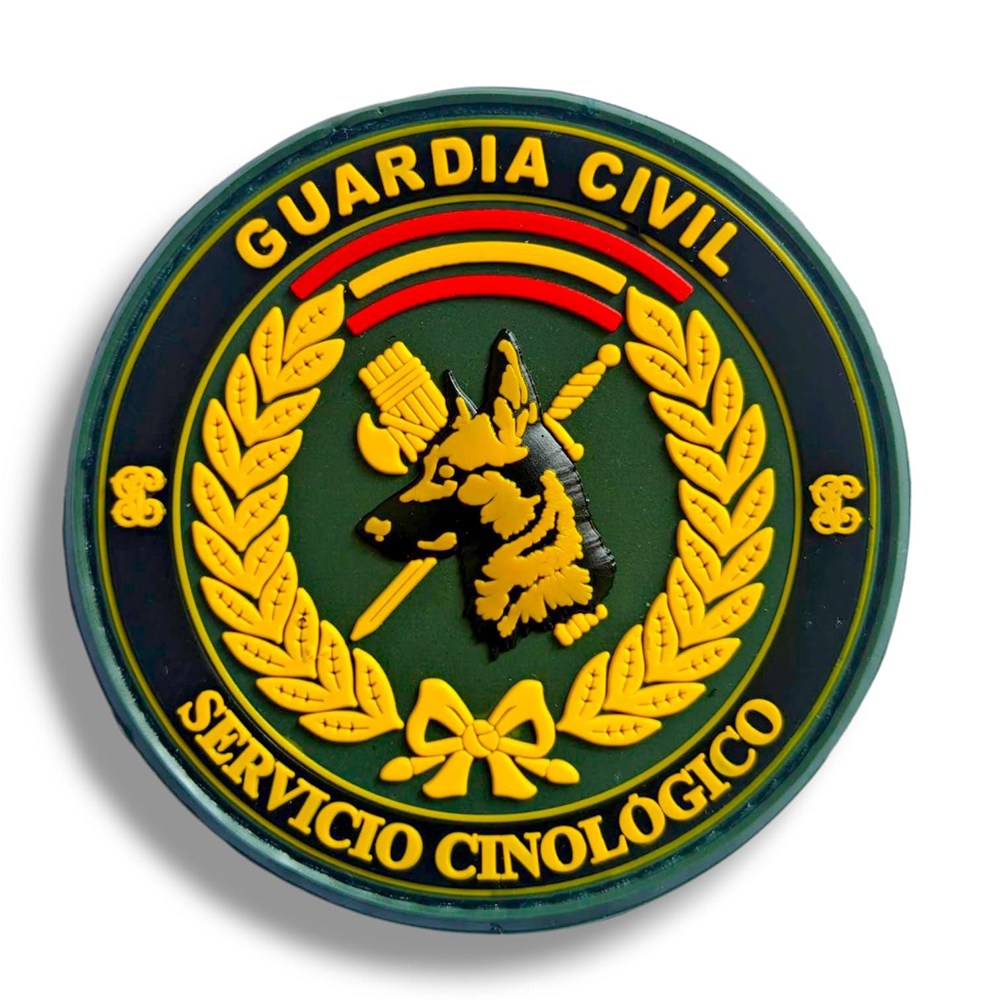 Customized Service Dog K9 Spain Velcroes Backed Patches Rubber Soft Sewing Pvc Patch