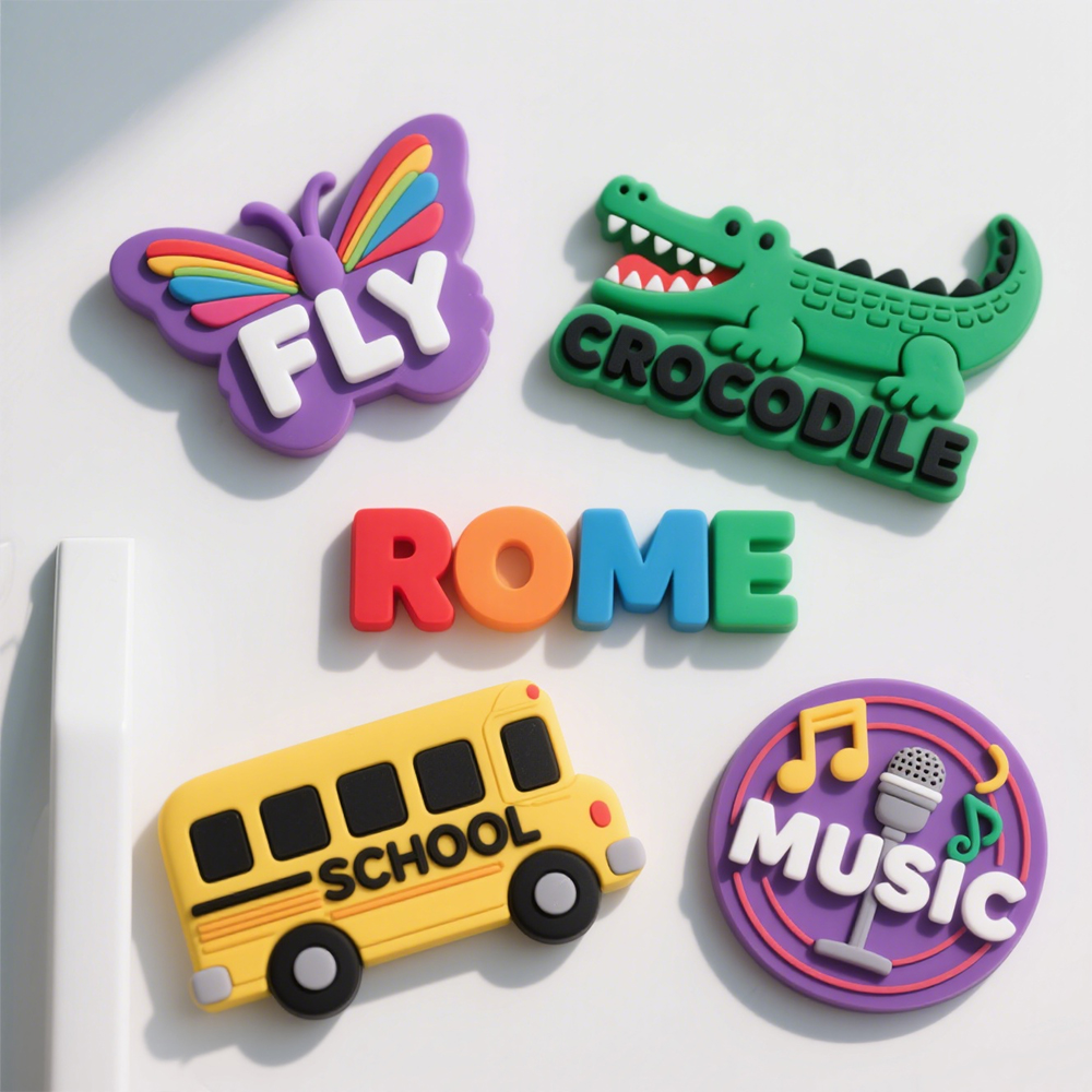 Top Manufacturers Magnet Stickers Custom High Quality Die Cut Cute Design Fridge Magnet With 25 Years Experience and ISO Cert