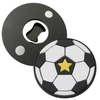 Sports Souvenir Round Rectangle Soccer Ball Basketball Custom Bottle Opener Fridge Magnet Aluminum Alloy Die Casting Sustainable