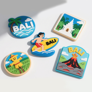 Manufacturers Custom Promotional Cartoon Logo Design Refrigerator Magnet 2D 3D Rubber Pvc Soft Fridge Magnet for Souvenir