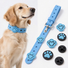 Collar Charms New Design Colorful Wholesale Custom Logo Shoe Charm Luxury Waterproof Designer PVC Badge for Pet Cat Dog Collar