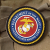Custom French US Marine Corps Patches Pvc Rubber Silicon American Flag Patch