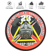 Hot Sale Custom Soft 3D Rubber PVC Patches Sos French Firefighters EMS Dog China Manufacturer for Garment Accessory