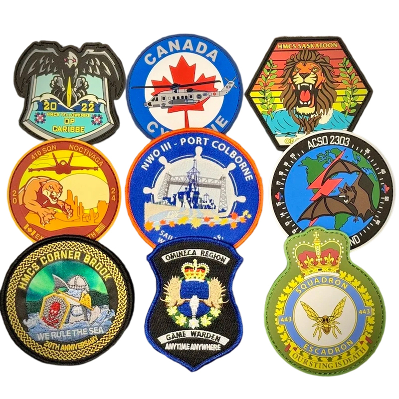Custom Canada PVC Rubber Tactical Patch Funny Tactical Sports Patch for Backpacks and Hats