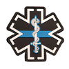 MEDIC Tactical Rubber Rescue Snack Patches Medical MED EMT PARAMEDIC Emblem PVC Rubber Badges