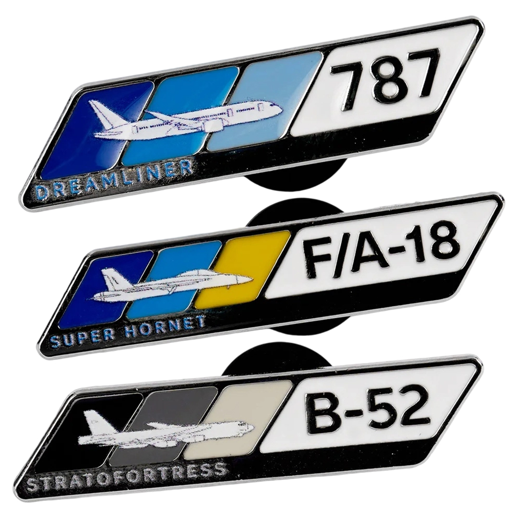 Wholesale Custom Airbus Boeing Metal Collectible Aviation Souvenir Pins Zinc Alloy Wings Pin For Souvenir Gifts