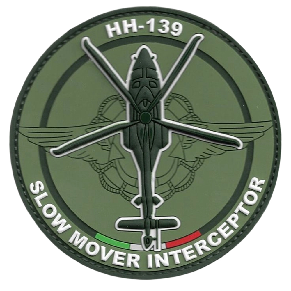 PVC Patch Custom Italian Airplane pilot Logo 3D Rubber Badge for Clothes/Cap/Hat/Backpack