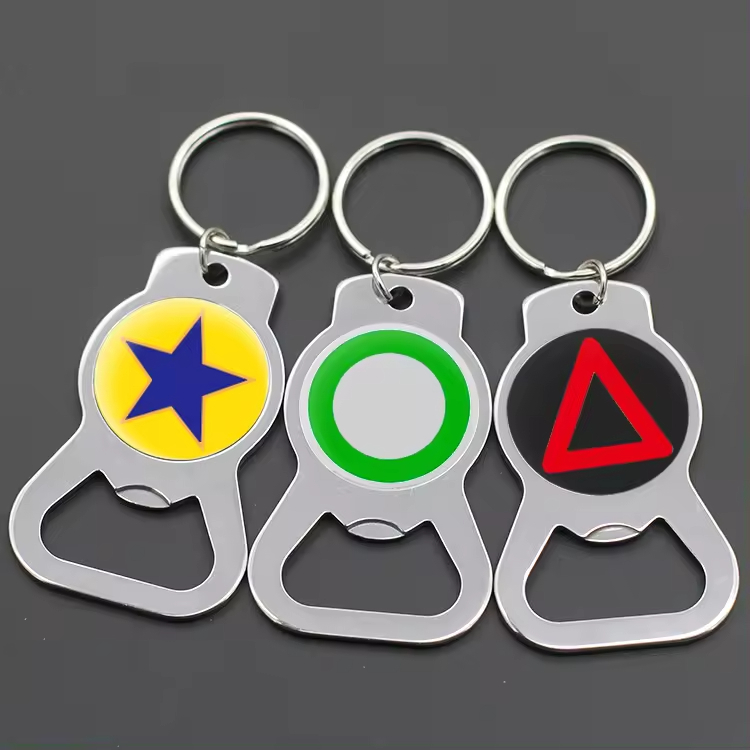 Cheap Bulk Custom Keyring Bottle Opener, Key Chain Bottle Opener, Metal Blank Bottle Opener Keychain