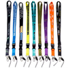 promotional custom printed neck polyester lanyard with logo free sample