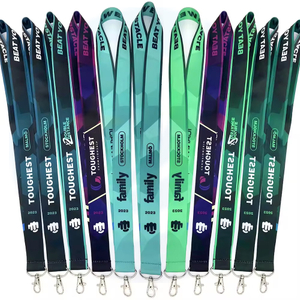 Wholesale Custom Promotional Sublimation Lanyard Blank Satin Teacher Lanyards Accessories