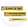  PATRIOTIC ENGRAVED NAME PLATE WITH USA FLAG