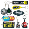 Cheap Custom 2d Soft Pvc Keychain Letter Logo/Soft Rubber Keychain