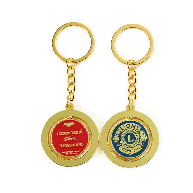 Lion Club Souvenirs Rotating Key Rings 