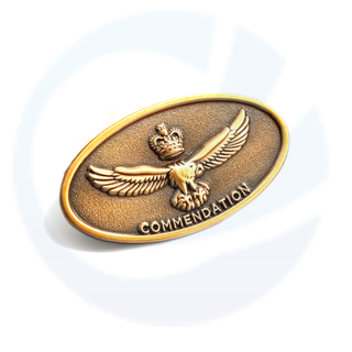 Air Force Commendation Gold Badge Lapel Pins