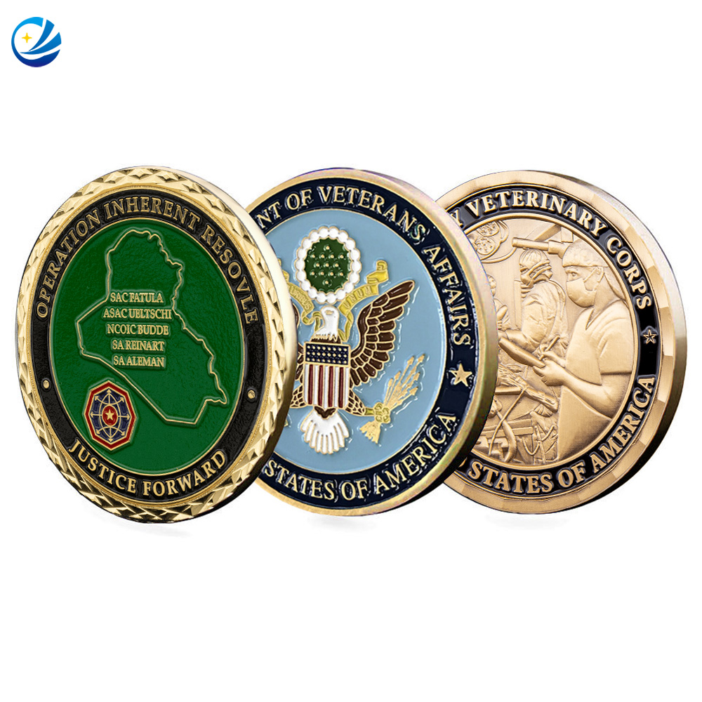wings iron large Challenge Coin