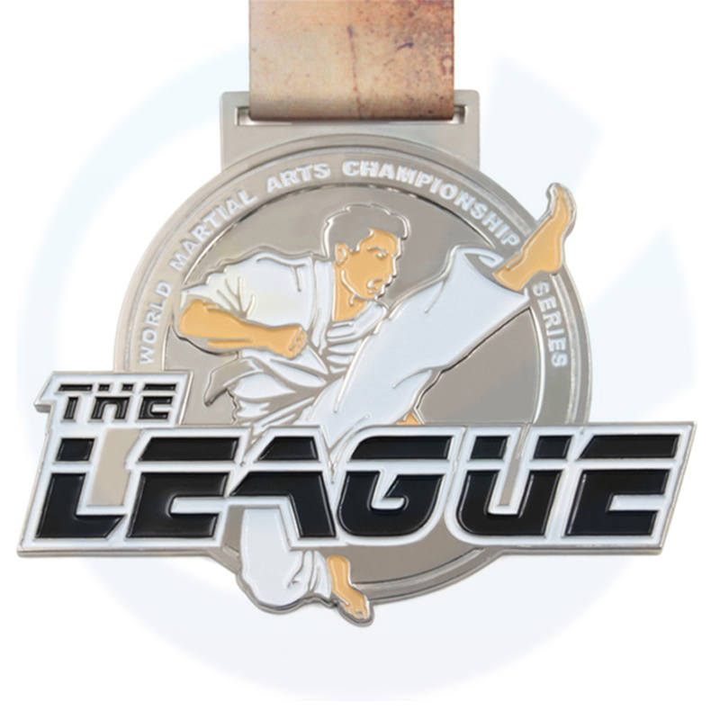 Metal taekwondo Jujutsu kongfu competition medal customized manufacturer