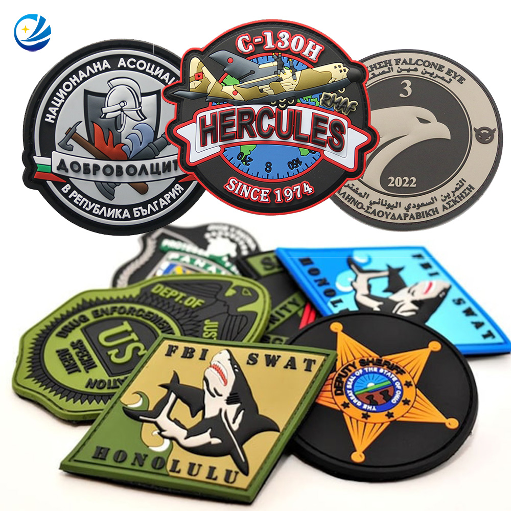rainbow cambridge orange PVC Patch