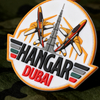 Dubai Flight Wing PVC Patch – Durable Embossed Rubber Emblem with Velcro Back