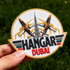 Dubai Flight Wing PVC Patch – Durable Embossed Rubber Emblem with Velcro Back