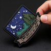 Outdoor Glow PVC Patch Not All Those Who Wander Are Lost Luminous Morale Badge for Backpacks and Jackets