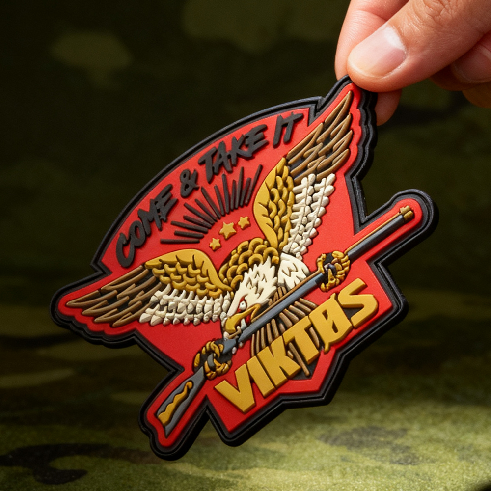 Custom Australian Long Rifle Moralpha PVC Patch 3D Rubber Emblem for Airsoft Tactical Gear and Collectors