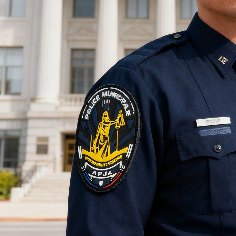Unique Municipal Justice-Themed PVC Patches in Various Shapes for Hat Accessory Enthusiasts and Collectors