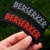 Viking Berserker Norse Tab Patch Durable PVC Rubber Badge Hook Backing Custom Gear Decoration