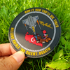 Turkey Flight Team Ghost Bird 3D Soft PVC Rubber Patch Personalized Logo Aviation Style Patch for Collectors