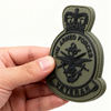 British Veterans PVC Emblem – Weatherproof Rubber Patch with Hook & Loop for Outdoor Packs and Apparel