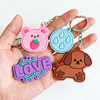 Customizable Soft PVC Key Chains Personalized 2D 3D Logo Keychains Business & Personal Gift Soft Rubber Promotional Carabiners
