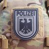 Custom German Federal Directorate Berlin Style 3D PVC Rubber Patch Soft Embossed Badge with Hook and Loop Backing