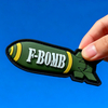 F-Bomb Tactical PVC Patch Heavy Duty Hook Loop Morale Badge for Backpacks Jackets Outdoor Gear