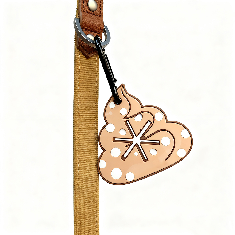 Custom Poop Bag Holder Keychain Hands-Free Dog Waste Bag Dispenser with Clip for Easy Carrying – OEM ODM Available