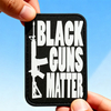 Custom Black Guns Matter PVC Patch 3D Rubber Morale Patch Hook and Loop for Jackets Bags and Collectors