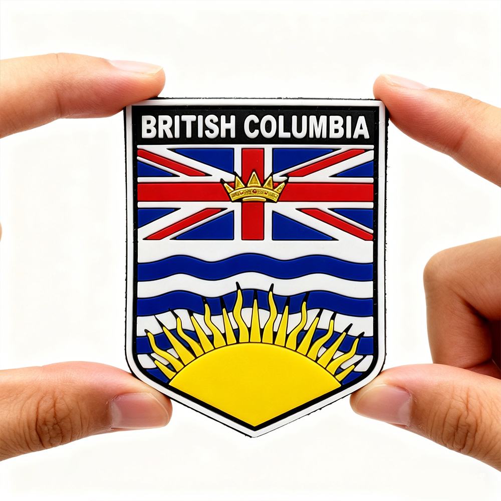 British Columbia Provincial Shield PVC Morale Patch