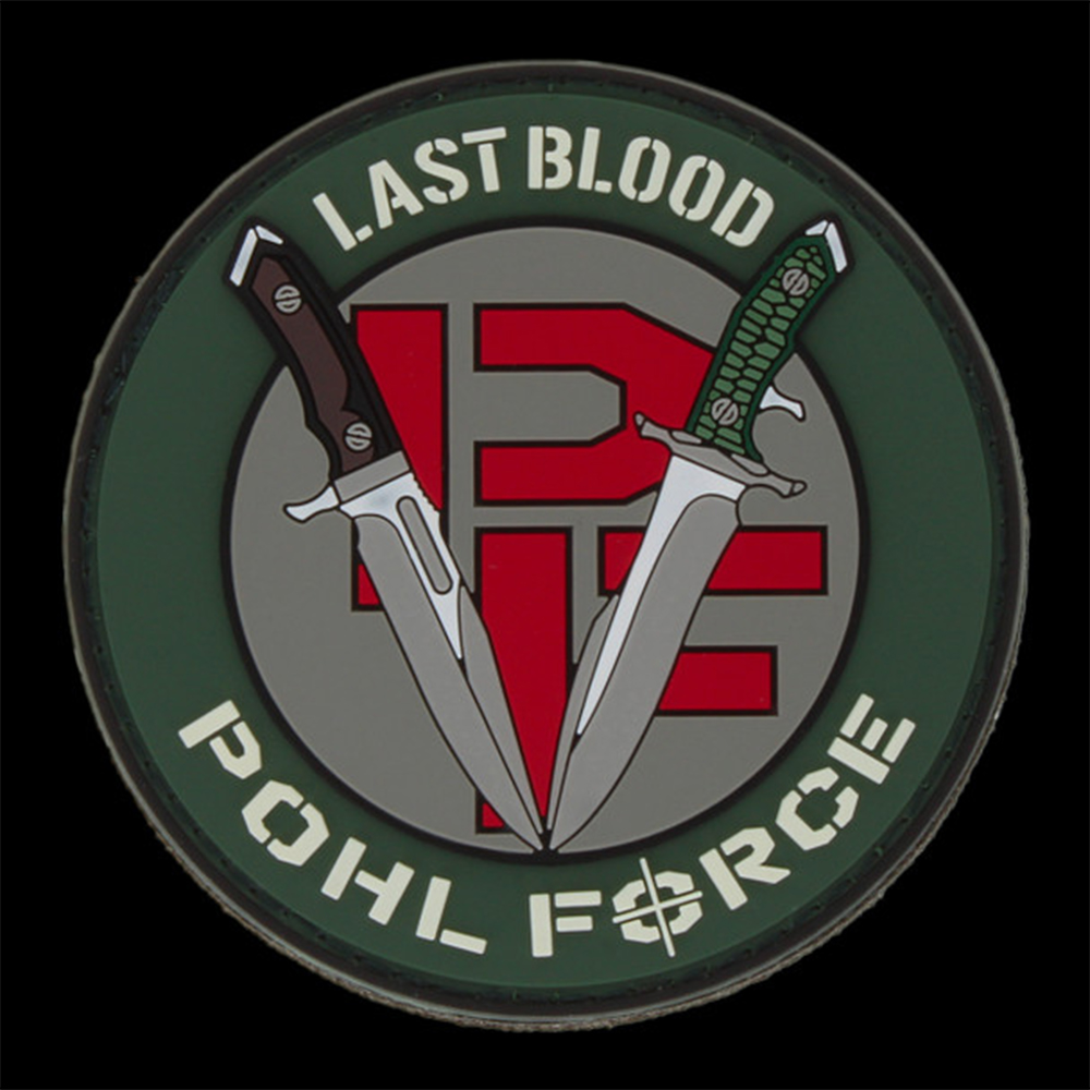 Pohl Force PVC Patch 3D Rubber Emblem with Hook Loop Backing for Backpacks Jackets Outdoor Gear Collectible Accessories