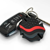 Custom Firefighter Double Sided Soft PVC Rubber Keychain Personalized Logo Key Ring Promotional Souvenir Gift Key Holder