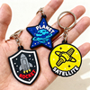 Custom Design Keychain Personalized Logo Pvc Rubber Keychain Business Promotional Gift
