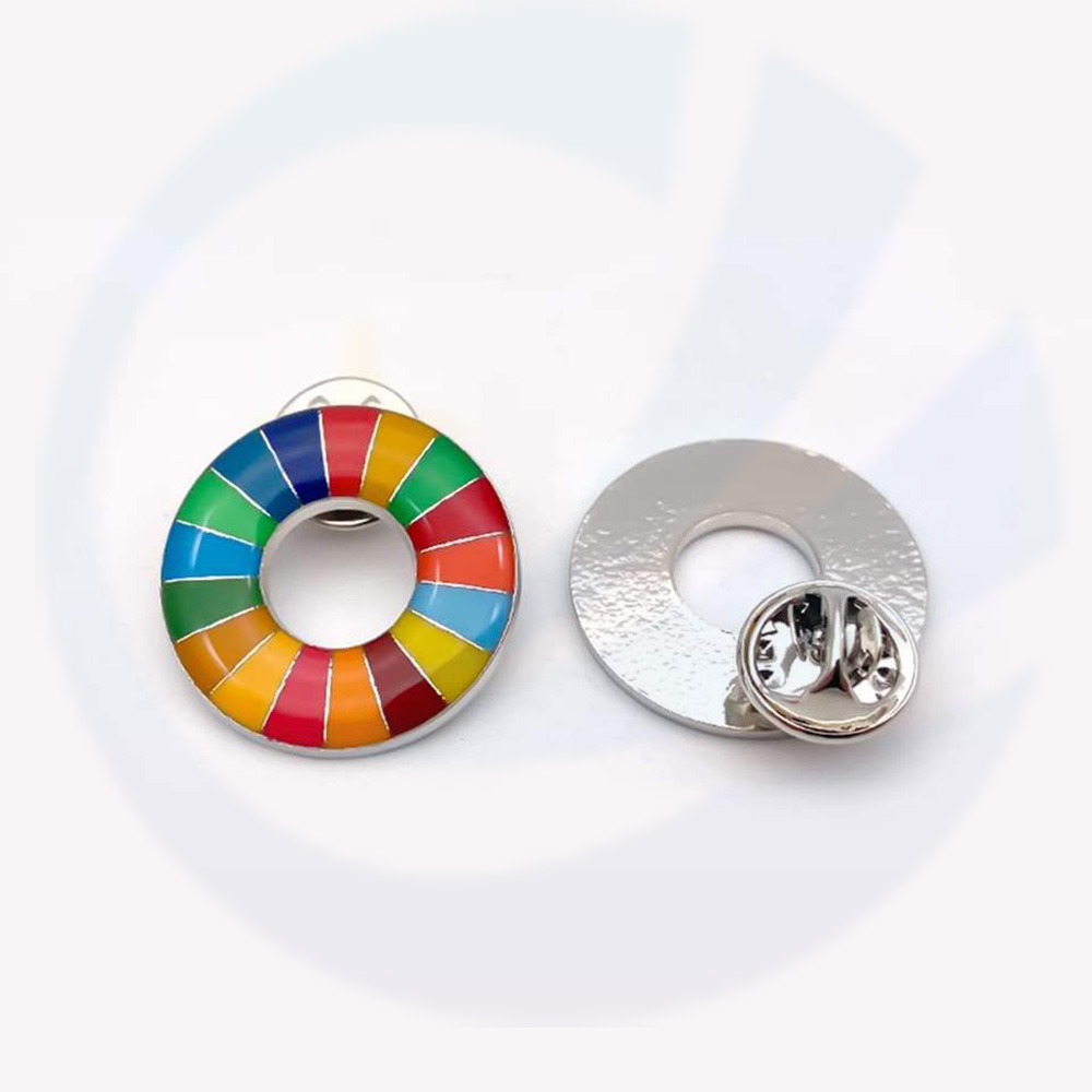 Wholesale High Quality SDG Enamel Pin Mark Professional SDGs Lapel Pins Manufacturer