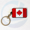 Custom Canada Flag Keychain Metal Enamel Keychain