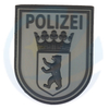 German Police Embroidery Pvc Rubber Patch