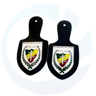 Zinc alloy leather mold cap emblem custom manufacturers produce metal cap emblem epaulette badges die-cast drop oil badges