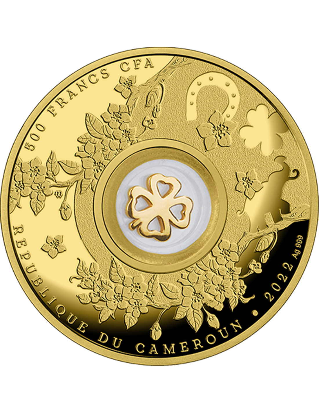 Clover Ireland Irish Good Lucky Challenge Coin