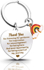 Customized Positive Letter Inspirational Saying Motivational Keychains