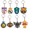 Volleyball Accessories American Football Soccer Club Rubber Key Chains