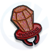 Enamel Badges With Glitter