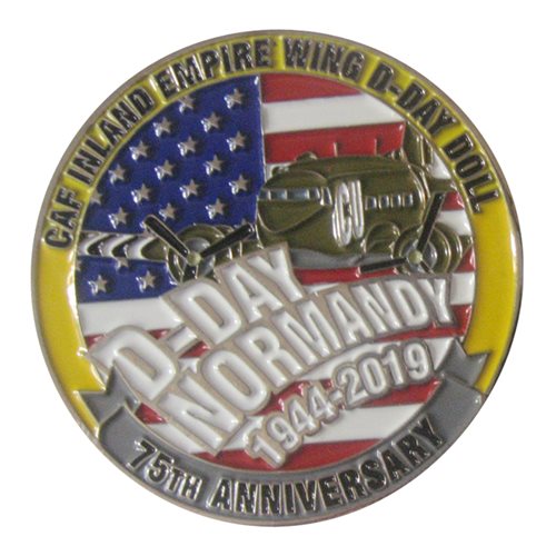 CAF Inland Empire Wing D-Day 2019 Challenge Coin