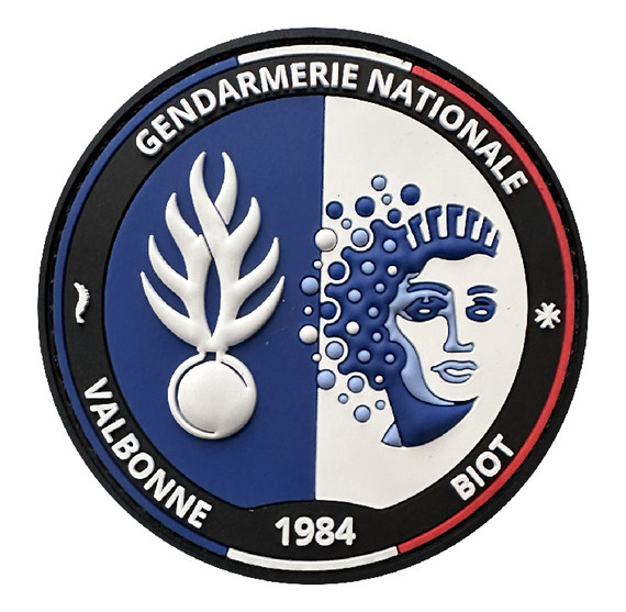 Custom French Military Pvc Patch 