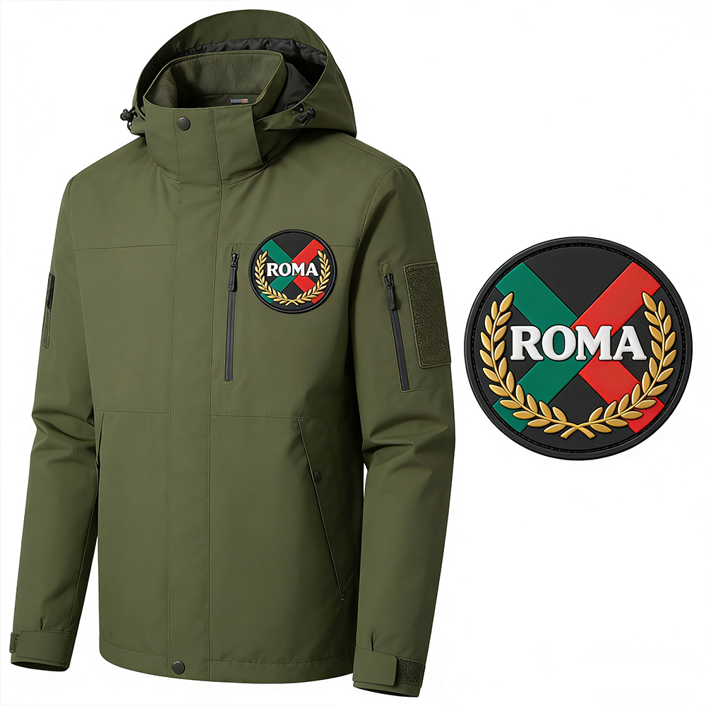 Customized Pvc Soft Adhesive Tactical Vest Outdoor Backpack Decoration Patch for Garment Italian 